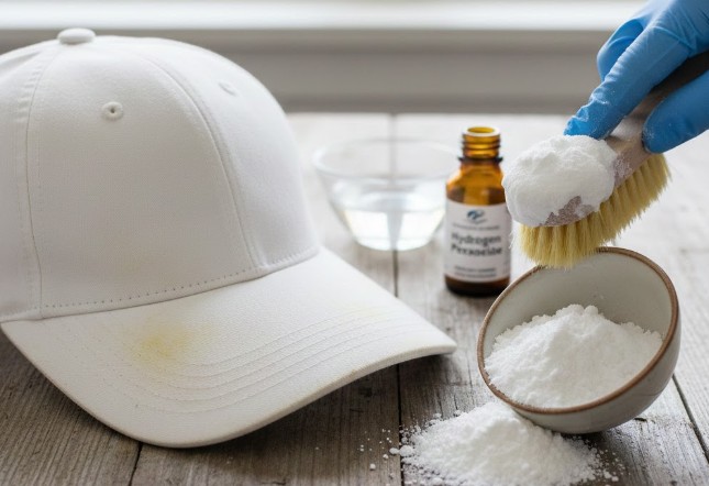Can you use bicarbonate of soda for stubborn yellow stains