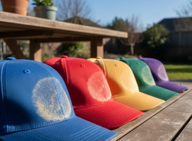 Why do sweat stains appear on your hats and can they be removed