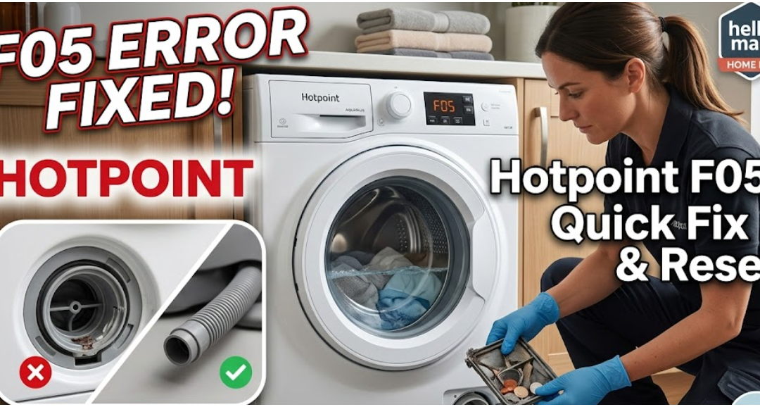 Hotpoint Washing Machine F05 Error: What Is & How To Fix It?