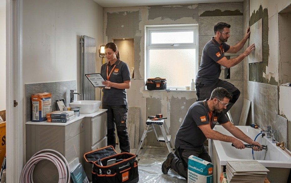 How Does the B&Q Bathroom Installation Process Work