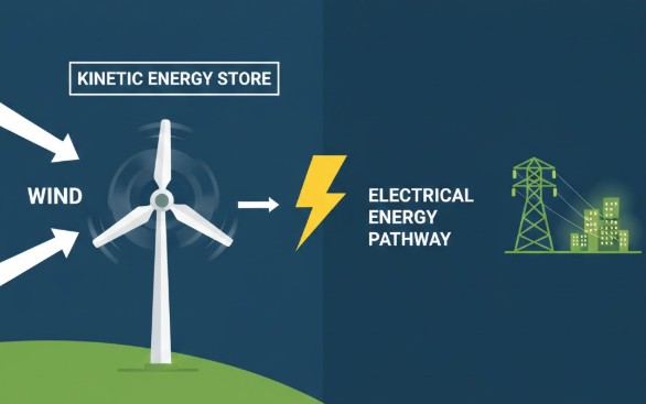 [Solved] A Wind Turbine Transfers Energy From __________ Energy Store. What One Word Completes The Sentence?