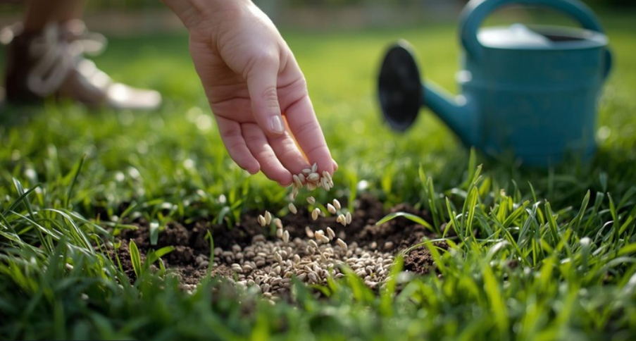 Watering On the Day You Sow Grass Seed