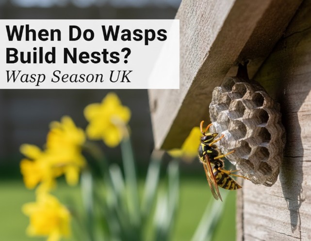 When Do Wasps Build Nests & What Time Of Year in the UK?
