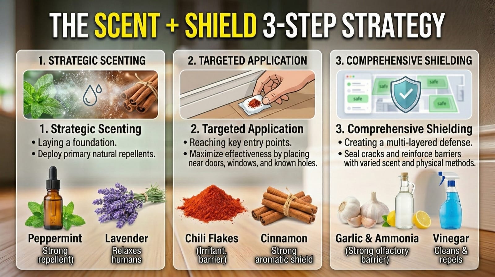 The Scent + Shield 3-Step Strategy
